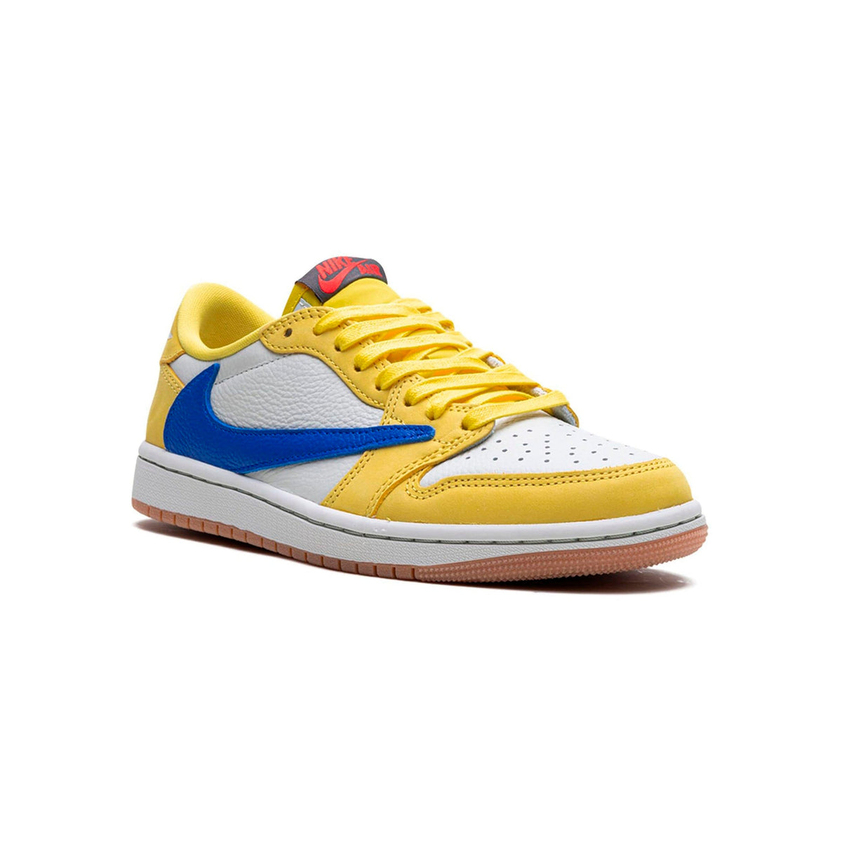 Air Jordan 1 Low x Travis Scott Canary Yellow Baskets Jaune Beige Mixte - 2