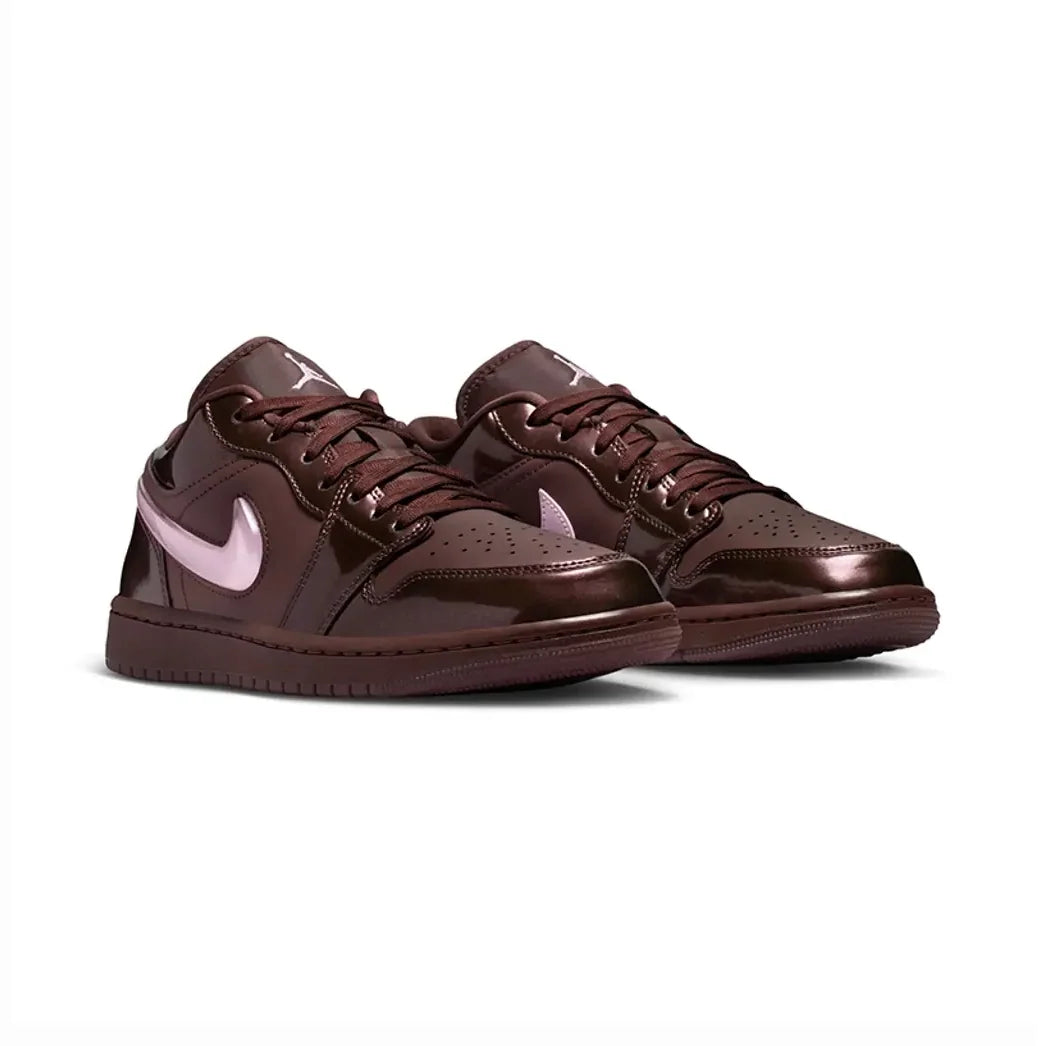 Air Jordan 1 Low Valentine's Day Chocolate Baskets Marron Rose Homme Femme - 2