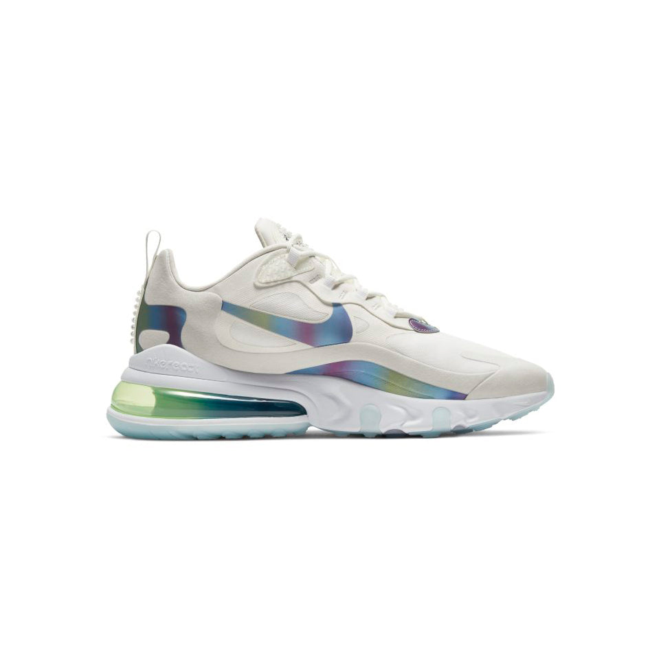 Nike Air Max 270 React Chromatic White Baskets Blanc Homme Femme - 1