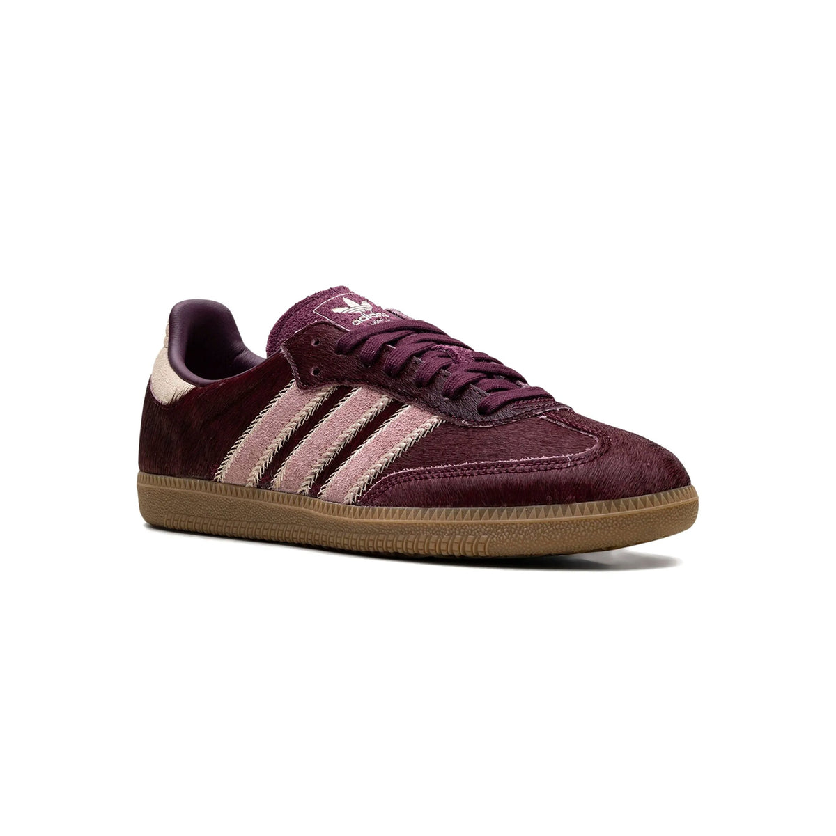 adidas Samba OG Pony Baskets Bordeaux Beige Homme Femme - 2