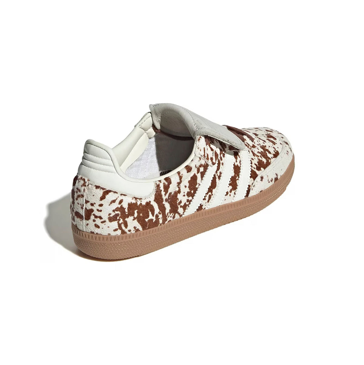 adidas Samba LT Cow Print Baskets Marron Blanc Homme Femme - 3