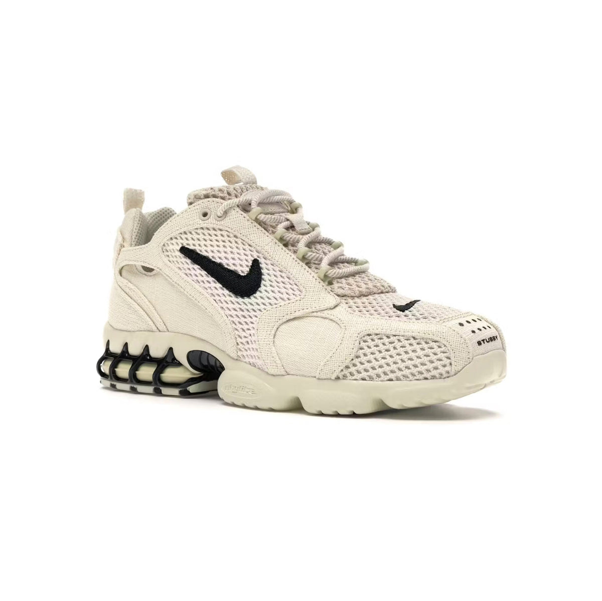 Nike Air Zoom Spiridon Cage 2 x Stüssy Fossil Baskets Beige Homme Femme - 2