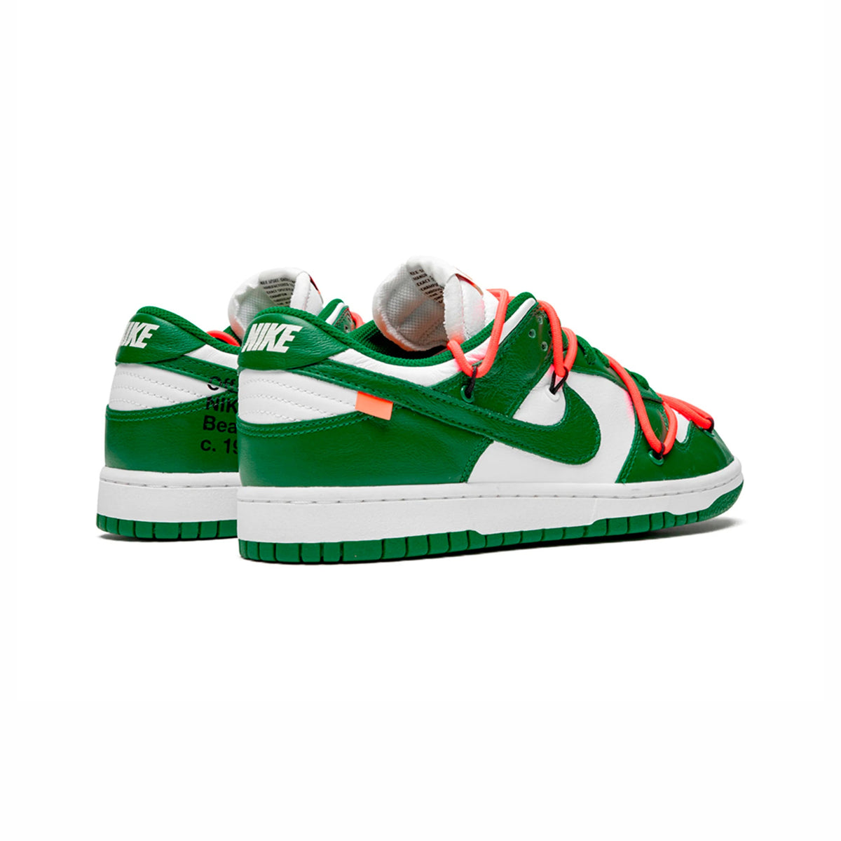 Nike Dunk Low x Off-White Pine Green Baskets Vert Homme Femme - 2
