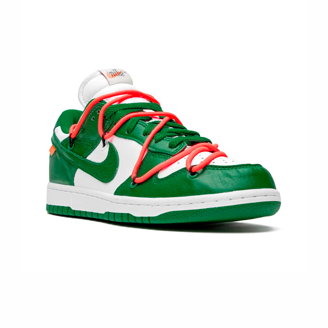 Nike Dunk Low x Off-White Pine Green Baskets Vert Homme Femme - 3