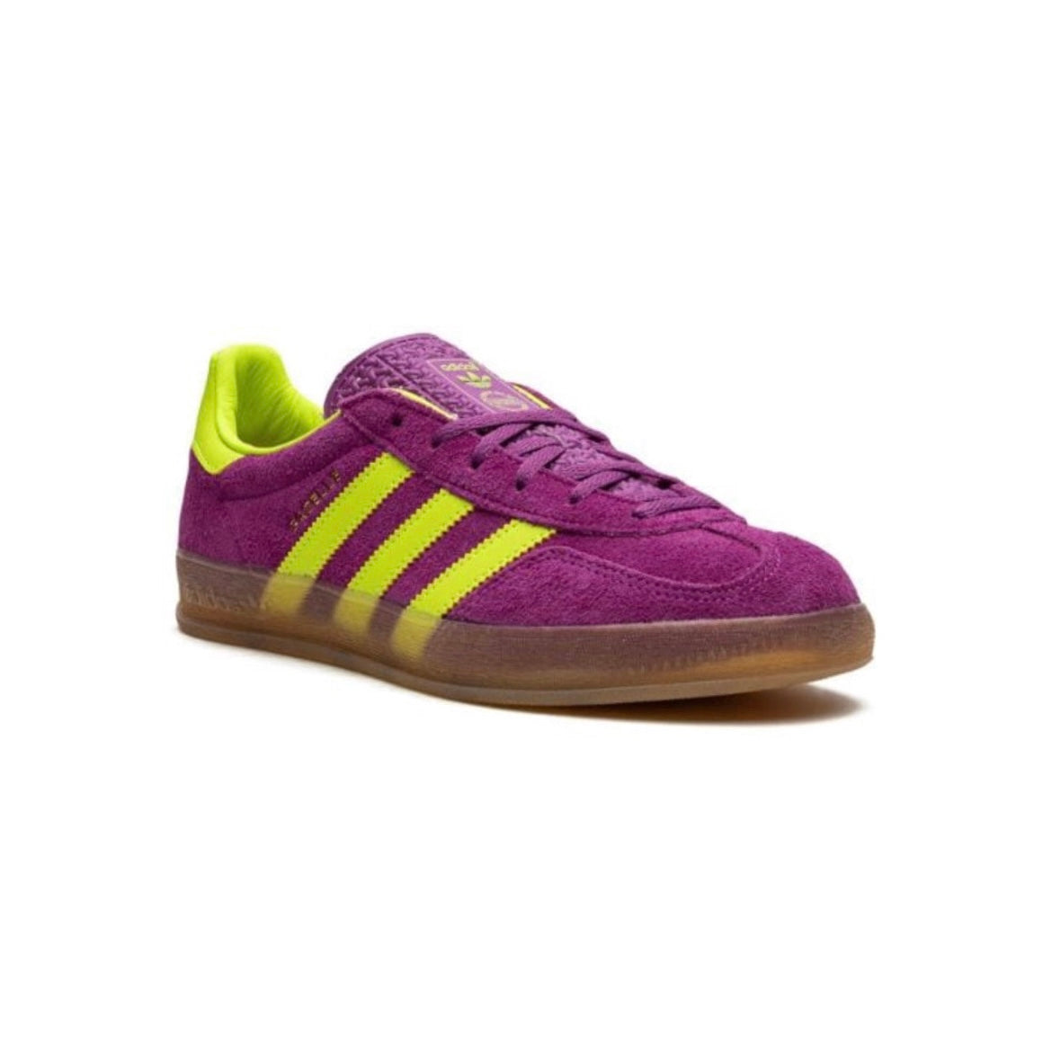 adidas Gazelle Indoor Baskets Violet Jaune Homme Femme - 2