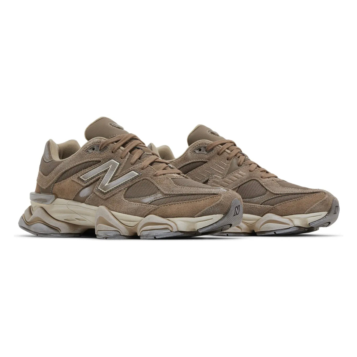 New Balance 9060 Baskets Marron Gris Homme Femme - 2