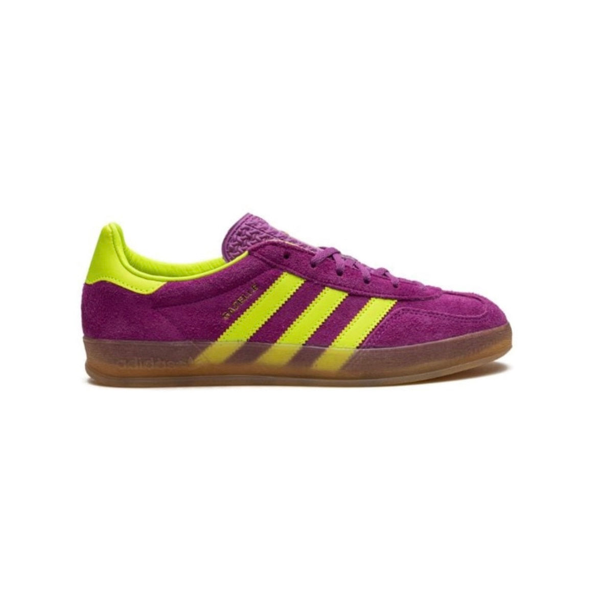 adidas Gazelle Indoor Baskets Violet Jaune Homme Femme - 1