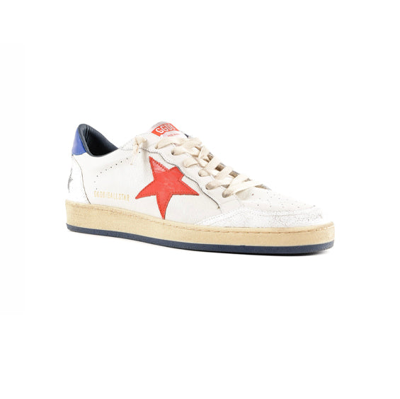 Golden Goose Ball Star Baskets Blanc Rouge Bleu Homme Femme - 2