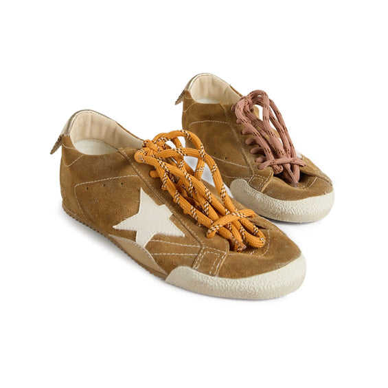 Golden Goose True Star Baskets Marron Étoile Blanche Homme Femme - 2