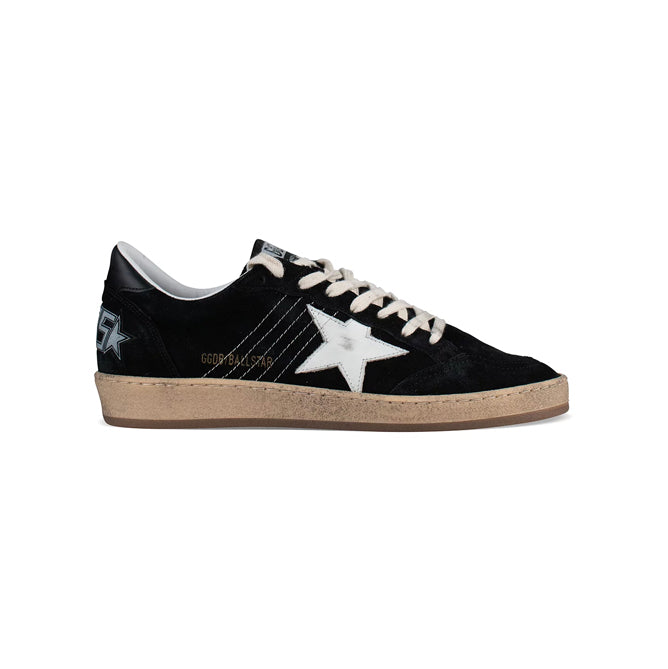 Golden Goose Ball Star Baskets Noir Daim Homme Femme - 1