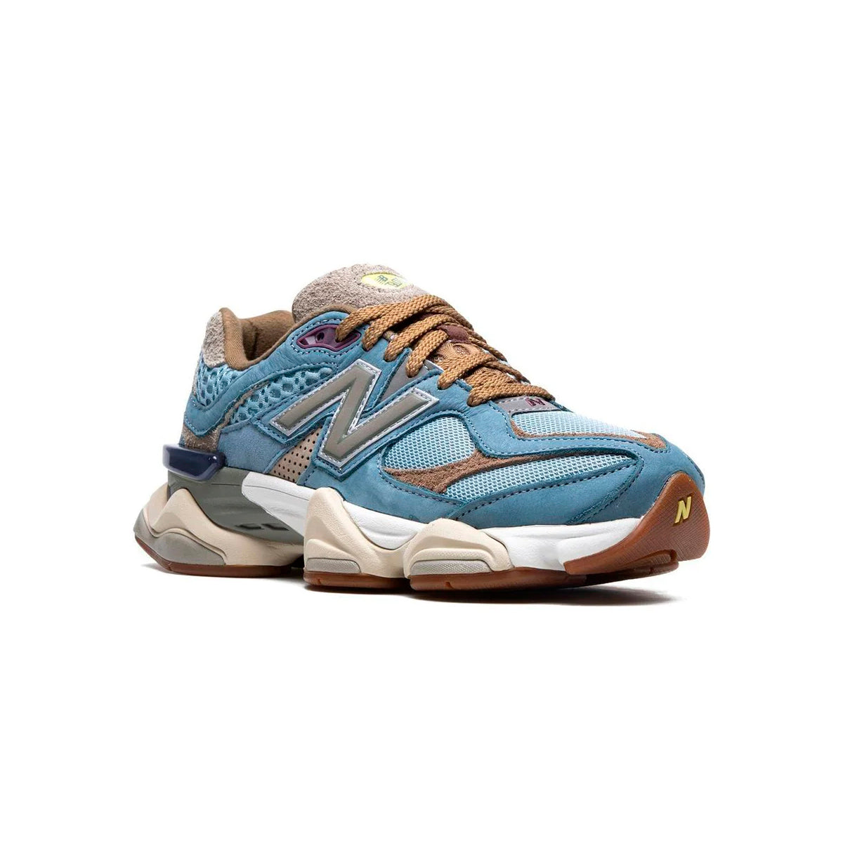 New Balance 9060 x Bodega Age of Discovery Baskets Beige Bleu Homme Femme - 2