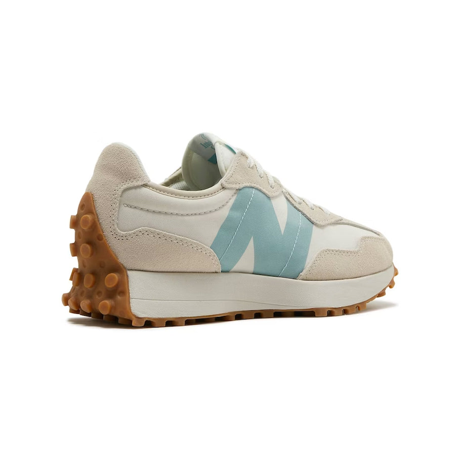 New Balance 327 Baskets Blanc Bleu Homme Femme - 3