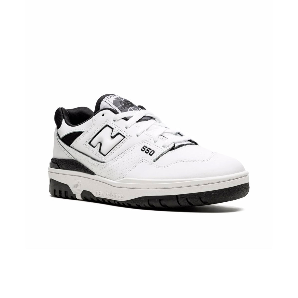 New Balance 550 Baskets Blanc Noir Homme Femme - 2
