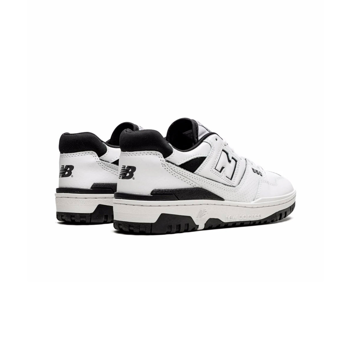 New Balance 550 Baskets Blanc Noir Homme Femme - 3