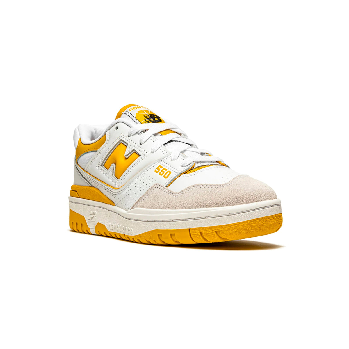 New Balance 550 Baskets Jaune Homme Femme - 2