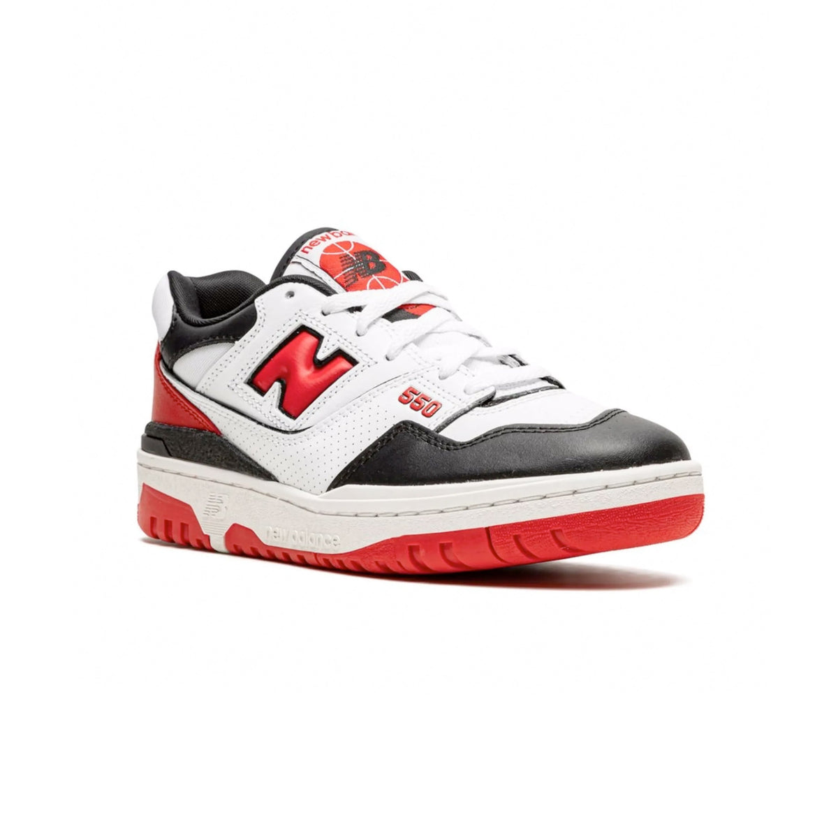 New Balance 550 Baskets Rouge Noir Homme Femme - 2