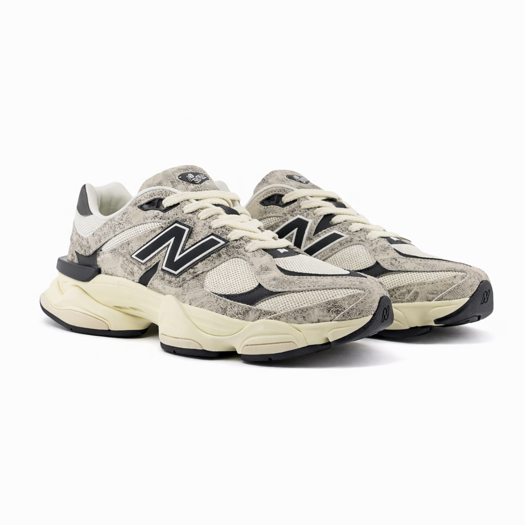 New Balance 9060 Year of the Snake Baskets Blanc Cassé Noir Homme Femme - 2