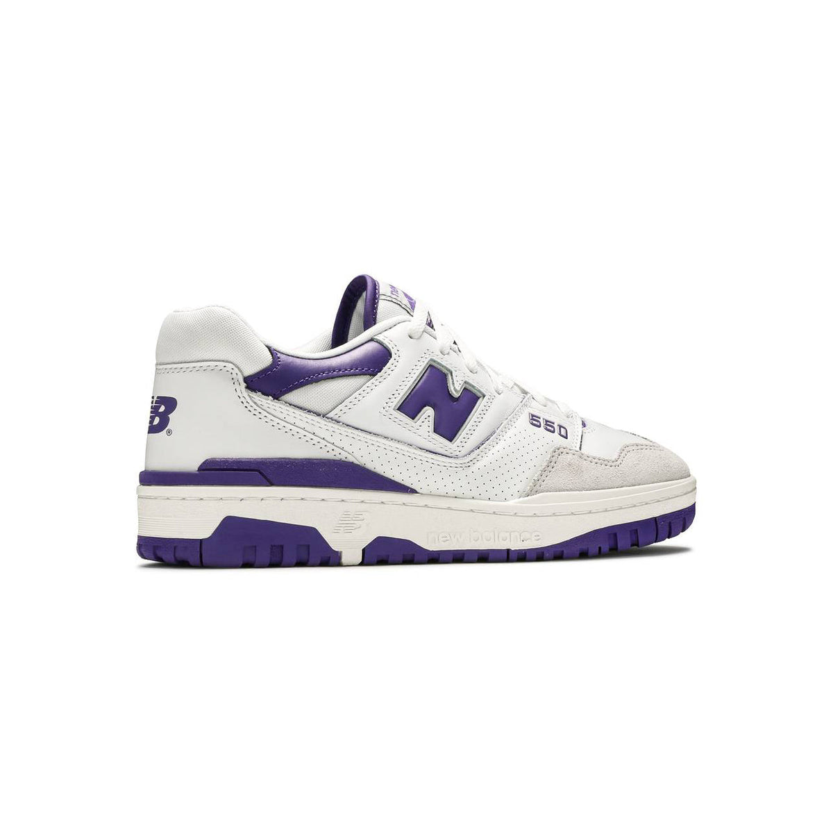 New Balance 550 Baskets Blanc Violet Homme Femme - 3