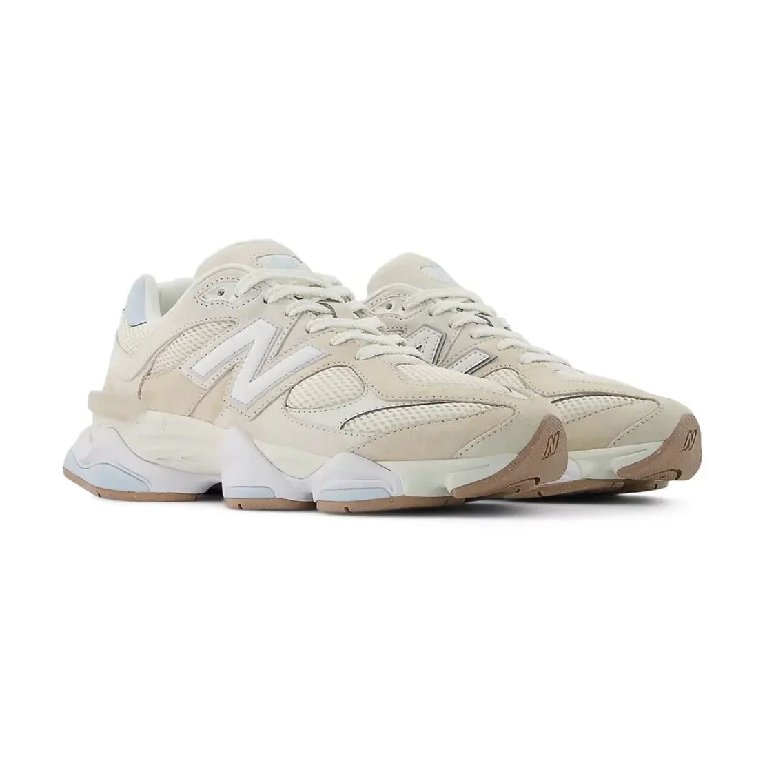 New Balance 9060 Baskets Beige Blanc Homme Femme - 2