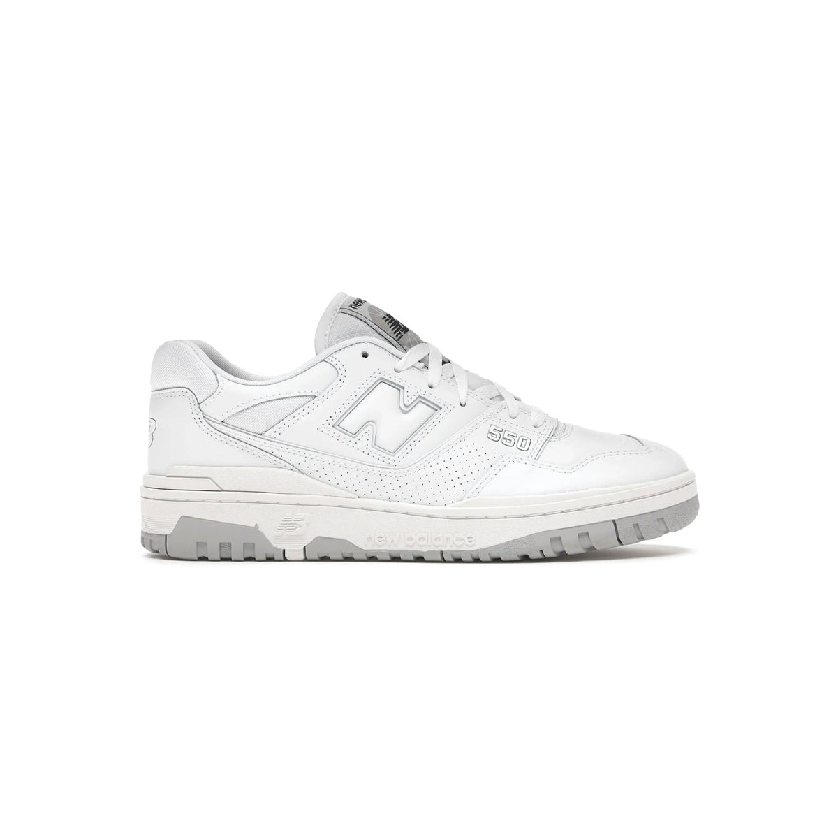 New Balance 550 Triple White Baskets Blanc Homme Femme - 1