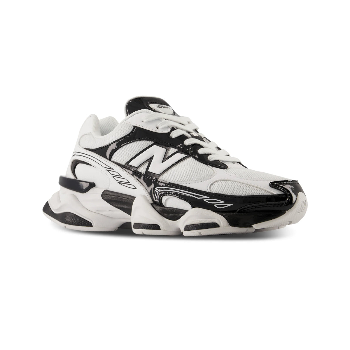 New Balance 9060R Baskets Noir Blanc Homme Femme - 2