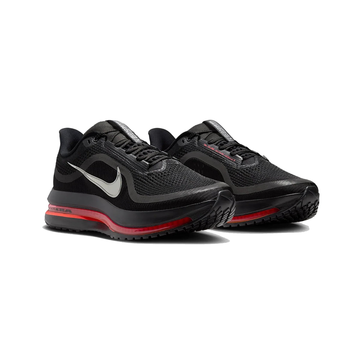 Nike Pegasus Premium Black Bright Crimson Chaussures Running Noir Rouge Mixte - 2