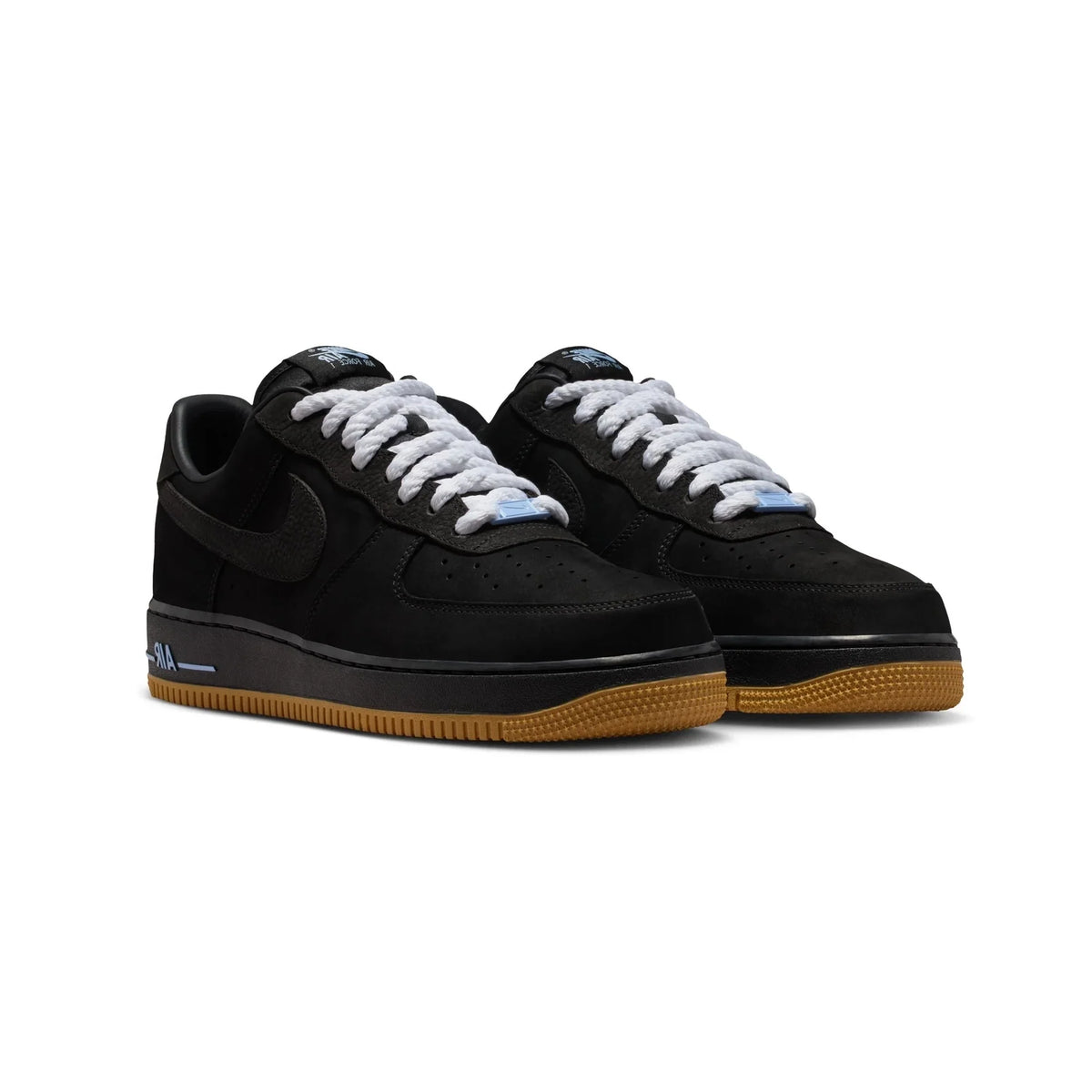 Nike Air Force 1 Low Ja Morant NY vs. NY Black Gum Baskets Noir Homme Femme - 2