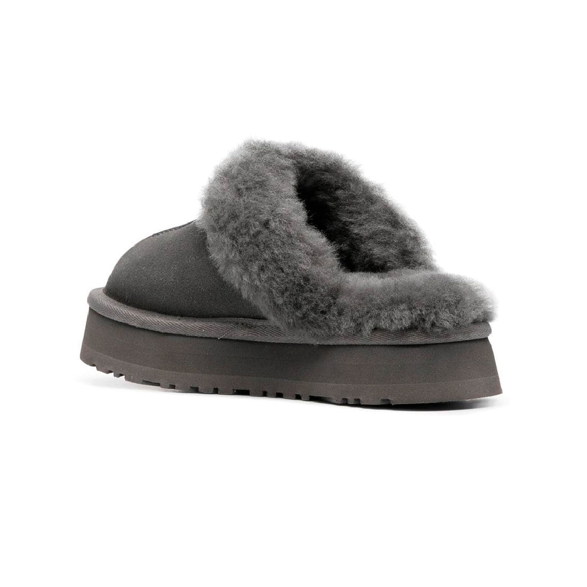 UGG Disquette Charcoal Mule Plateforme Gris Femme - 3