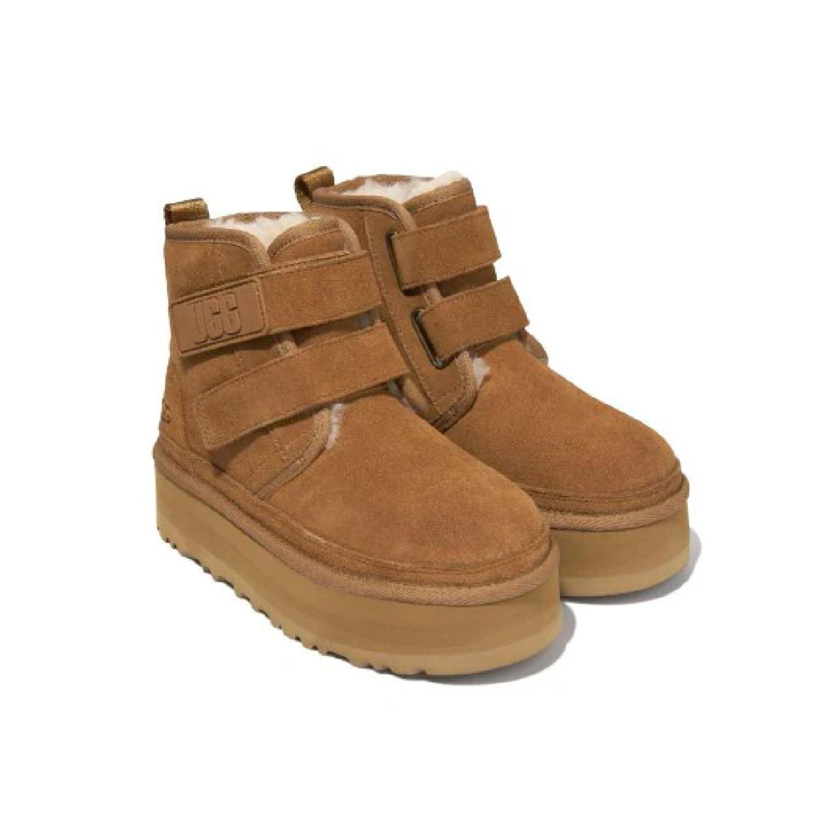 UGG Neumel Platform Chestnut Bottines Marron Femme - 2