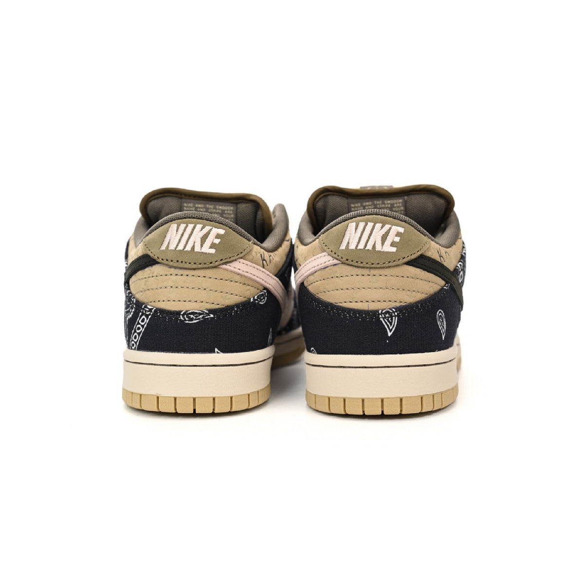Nike SB Dunk Low x Travis Scott Cactus Jack Baskets Marron Beige Mixte - 3