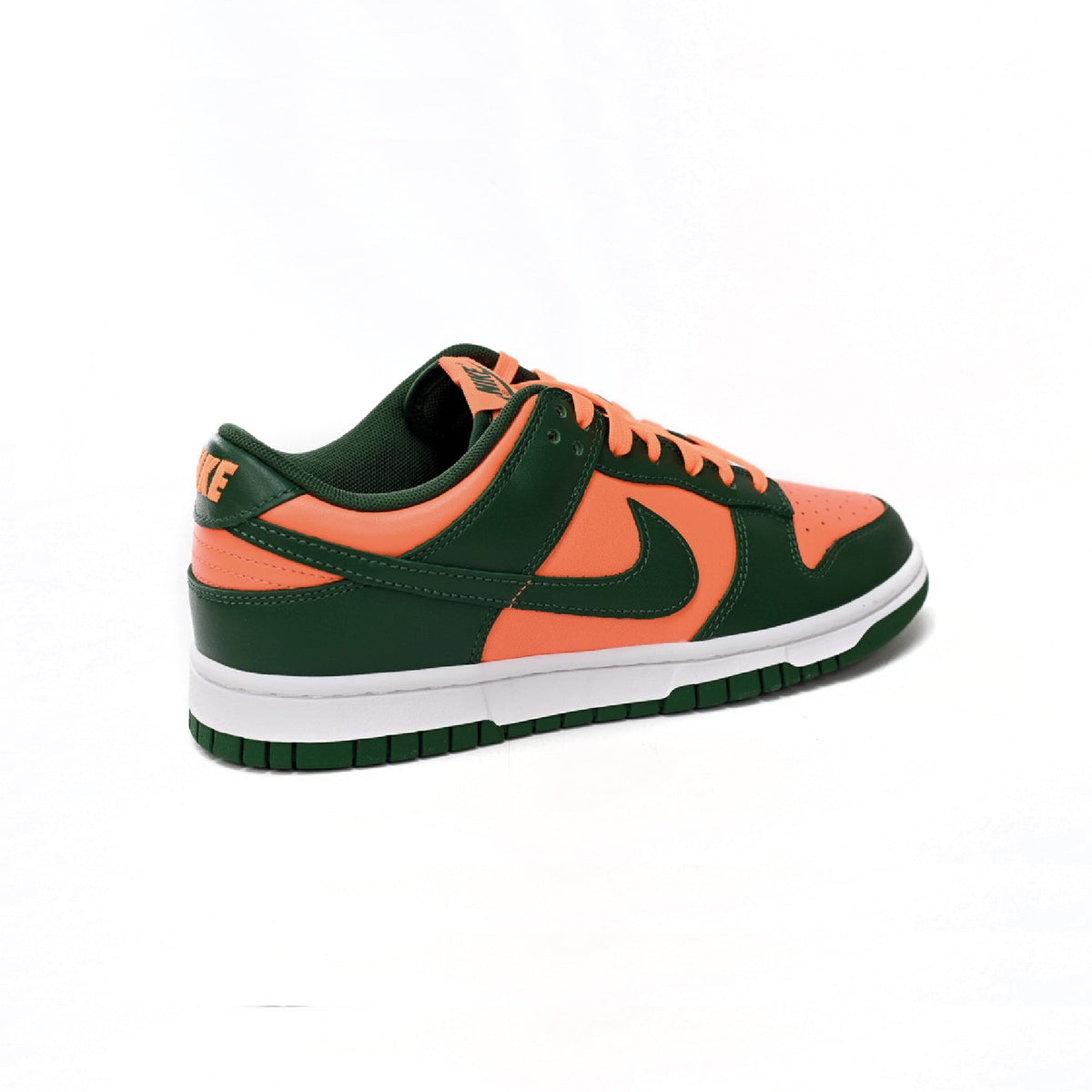 Nike Dunk Low Orange Green Baskets Orange Vert Homme Femme - 2