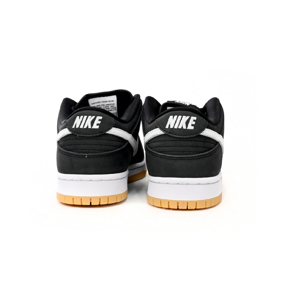 Nike SB Dunk Low Pro Black Gum Baskets Noir Homme Femme - 3