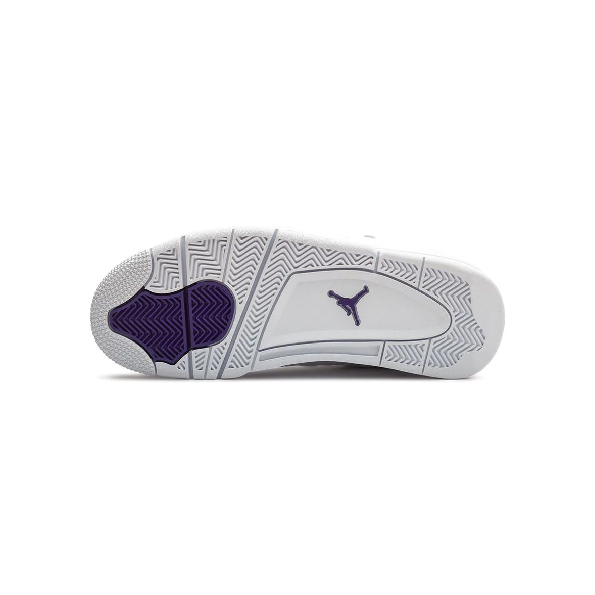 Air Jordan 4 Retro Metallic Purple Baskets Blanc Violet Homme Femme - 5