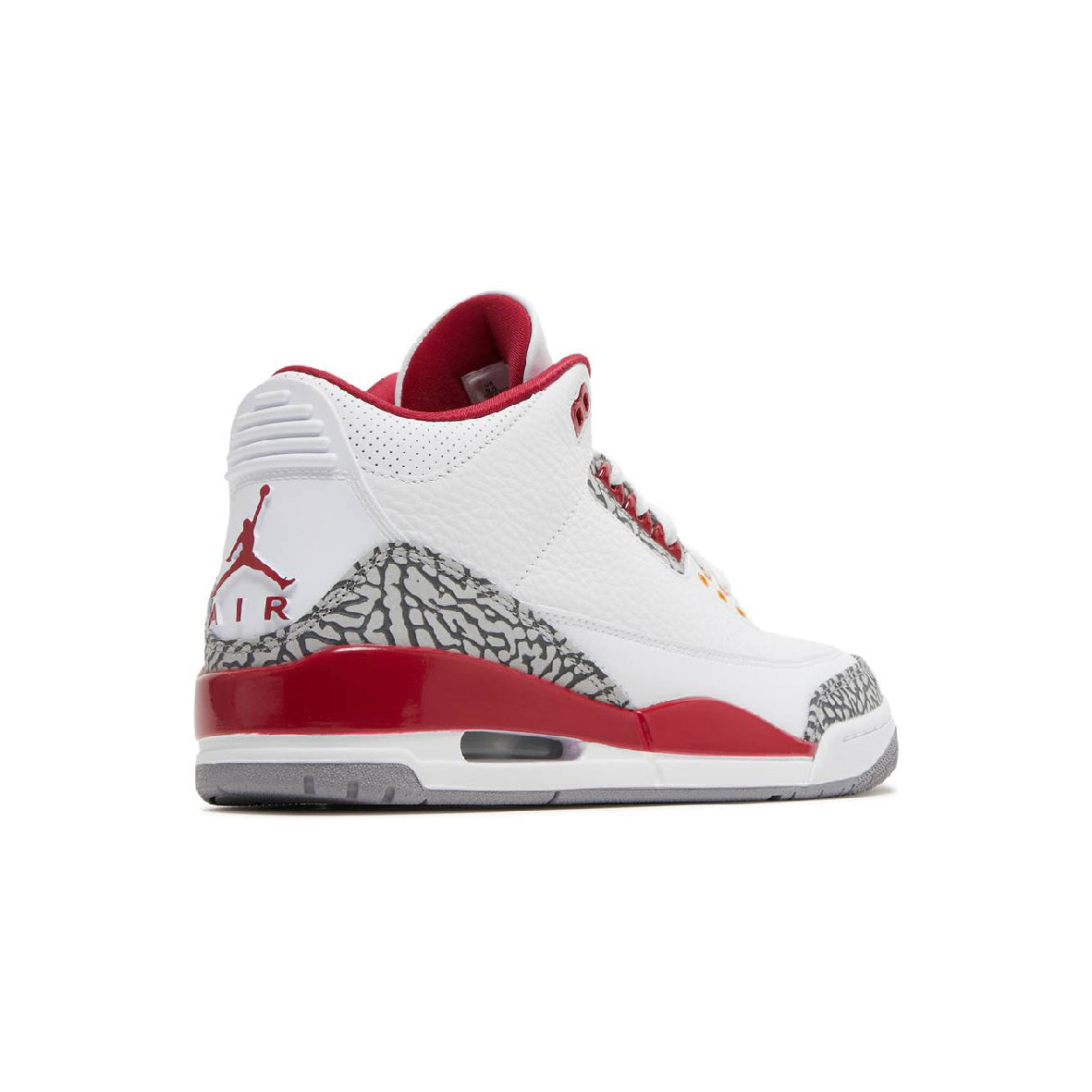 Air Jordan 3 Retro Cardinal Red Baskets Blanc Rouge Homme Femme - 3