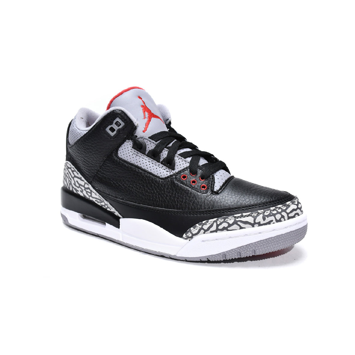 Air Jordan 3 Retro SP x A Ma Maniere Black Cement Baskets Noir Gris Mixte - 2