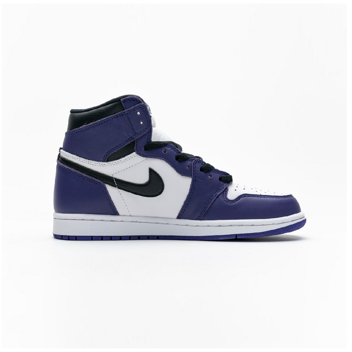Air Jordan 1 High Retro Court Purple Baskets Violet Blanc Homme Femme - 1