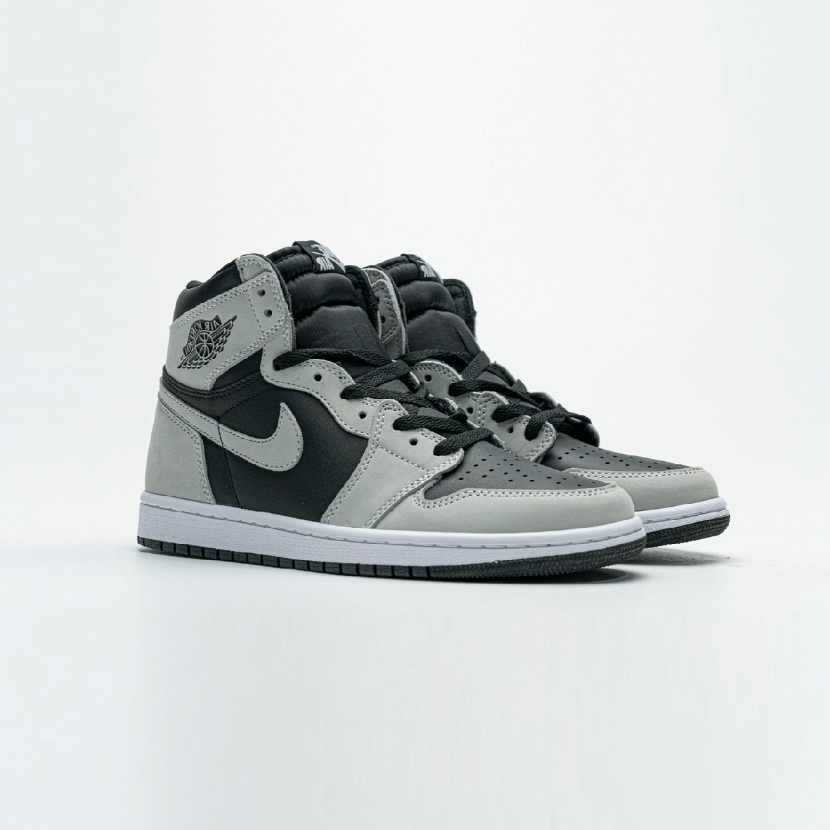 Air Jordan 1 Shadow 2.0 Light Smoke Grey Baskets Noir Gris Homme Femme - 2