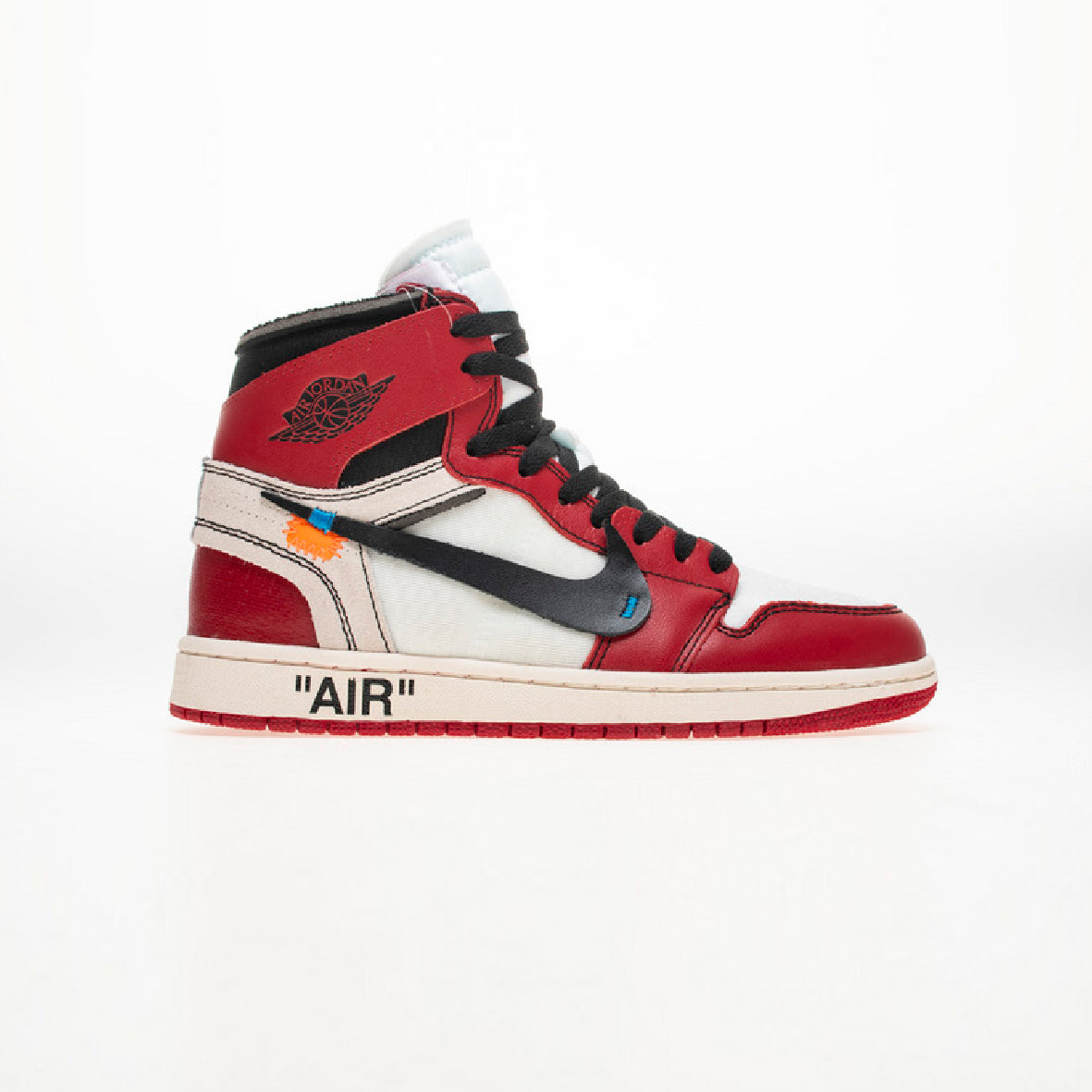 Air Jordan 1 x Off-White Chicago Baskets Rouge Blanc Homme Femme - 1