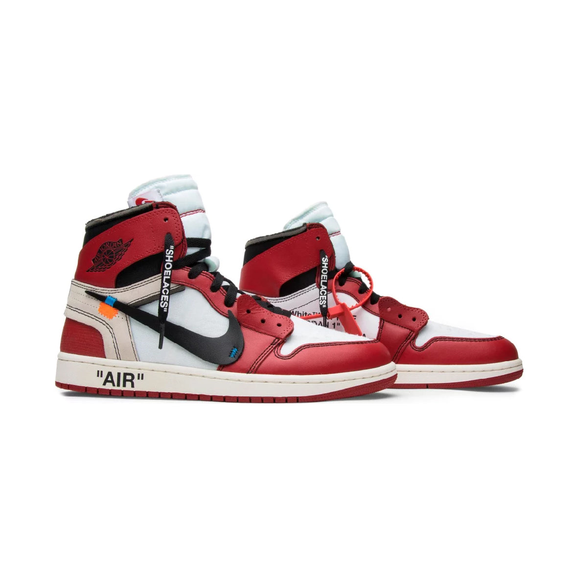 Air Jordan 1 x Off-White Chicago Baskets Rouge Blanc Homme Femme - 2