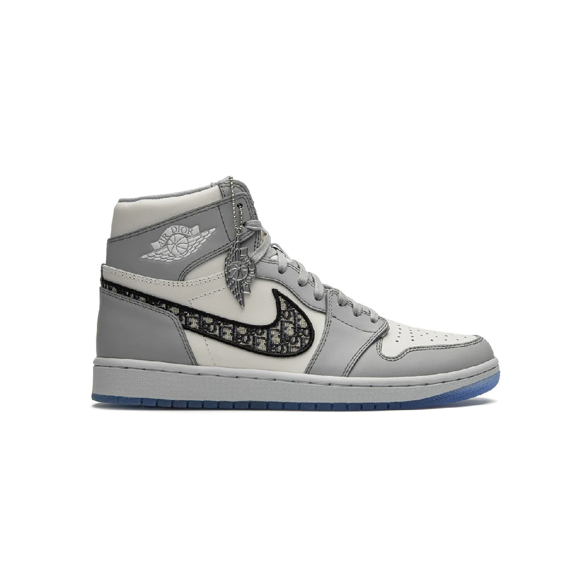 Air Jordan 1 High x Dior Baskets Gris Blanc Homme Femme - 1