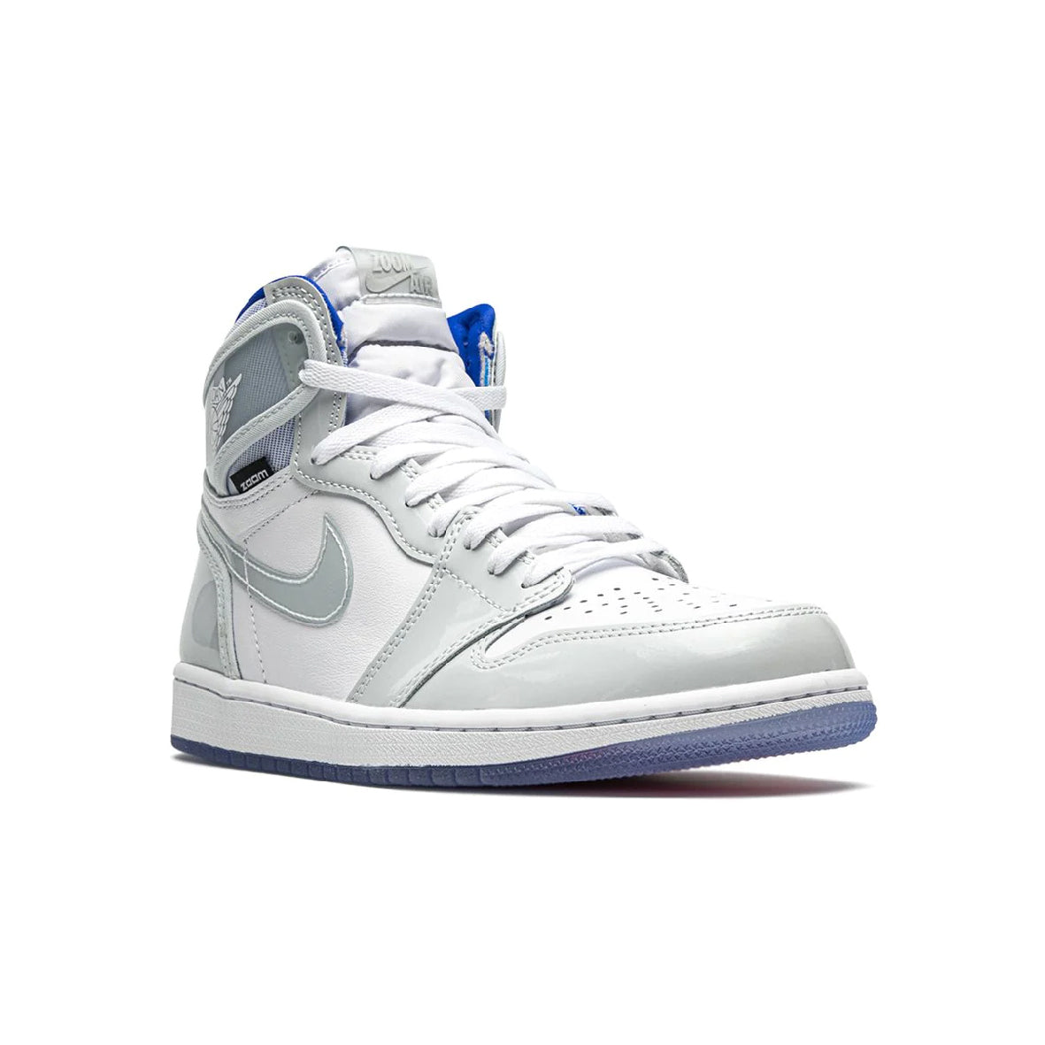 Air Jordan 1 High Zoom Racer Blue Baskets Bleu Blanc Homme Femme - 2