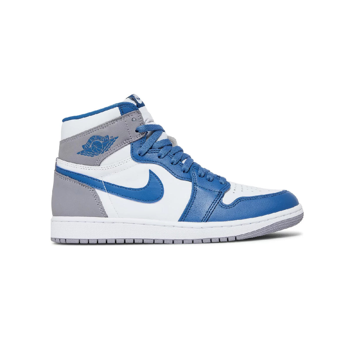 Air Jordan 1 High OG True Blue Baskets Bleu Blanc Homme Femme - 1