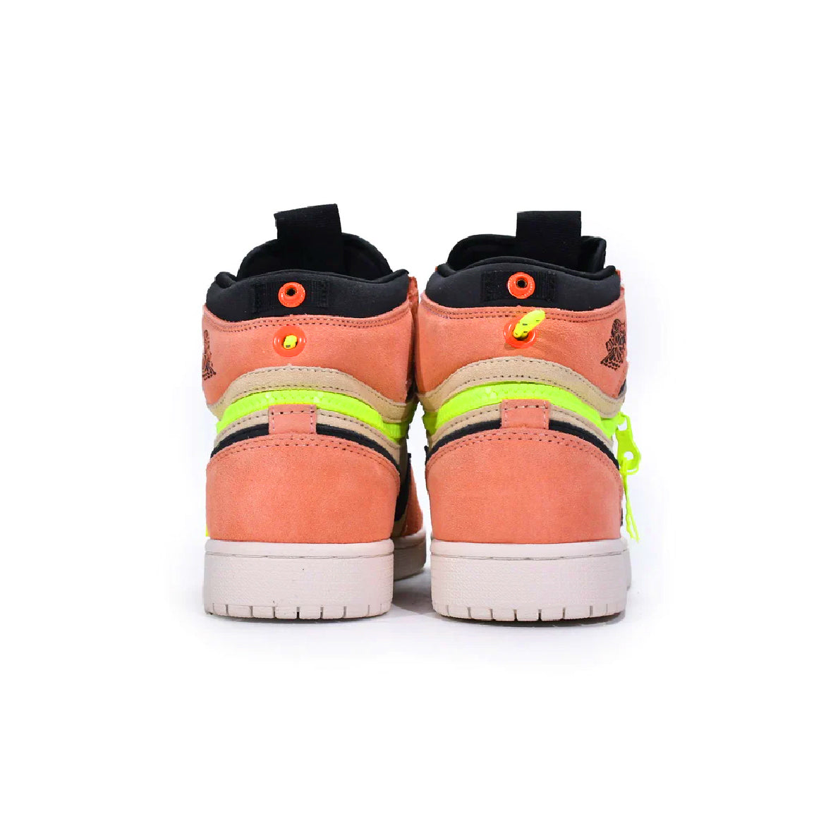Air Jordan 1 High Switch Apricot Powder Baskets Orange Blanc Homme Femme - 3
