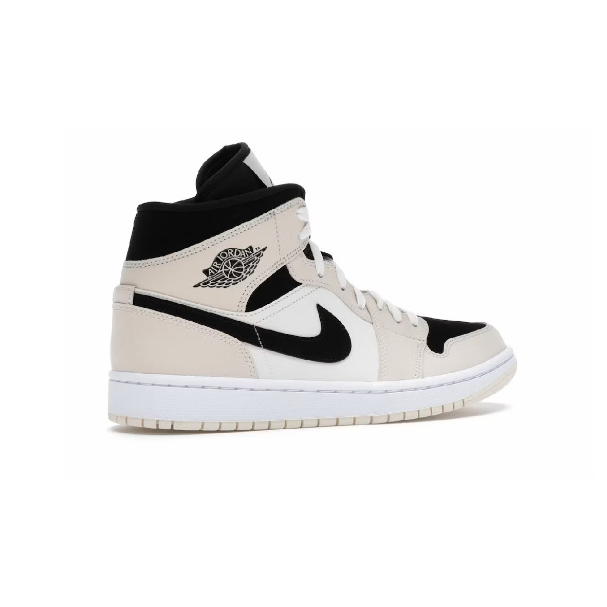 Air Jordan 1 Mid Barely Orange Baskets Orange Blanc Homme Femme - 2