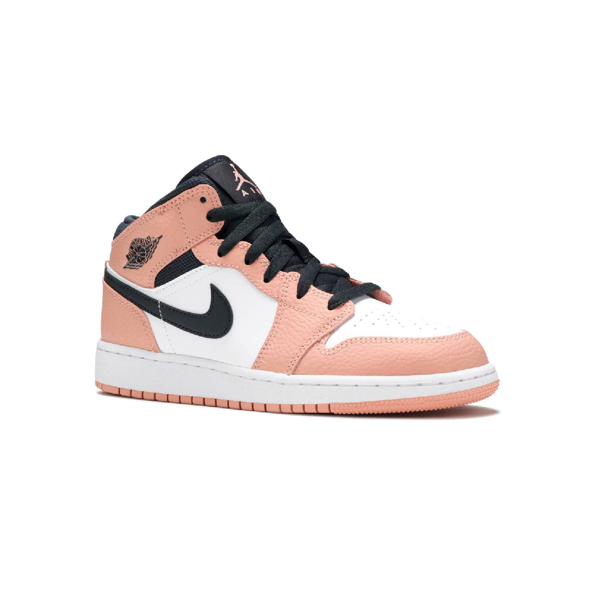 Air Jordan 1 Mid Pink Quartz Baskets Rose Blanc Homme Femme - 2