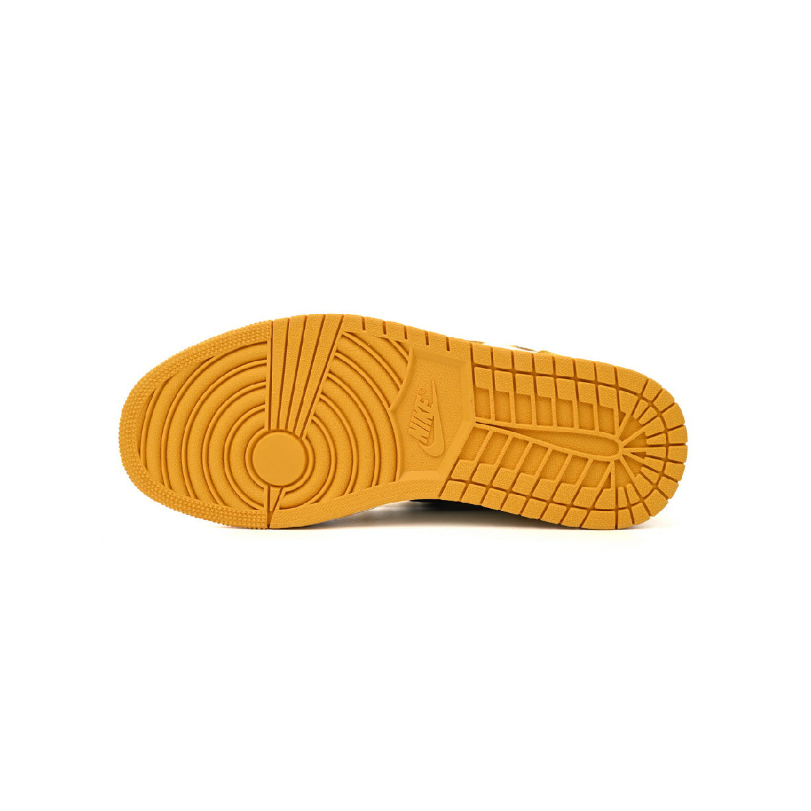 Air Jordan 1 High Yellow Ochre Baskets Jaune Noir Homme Femme - 4