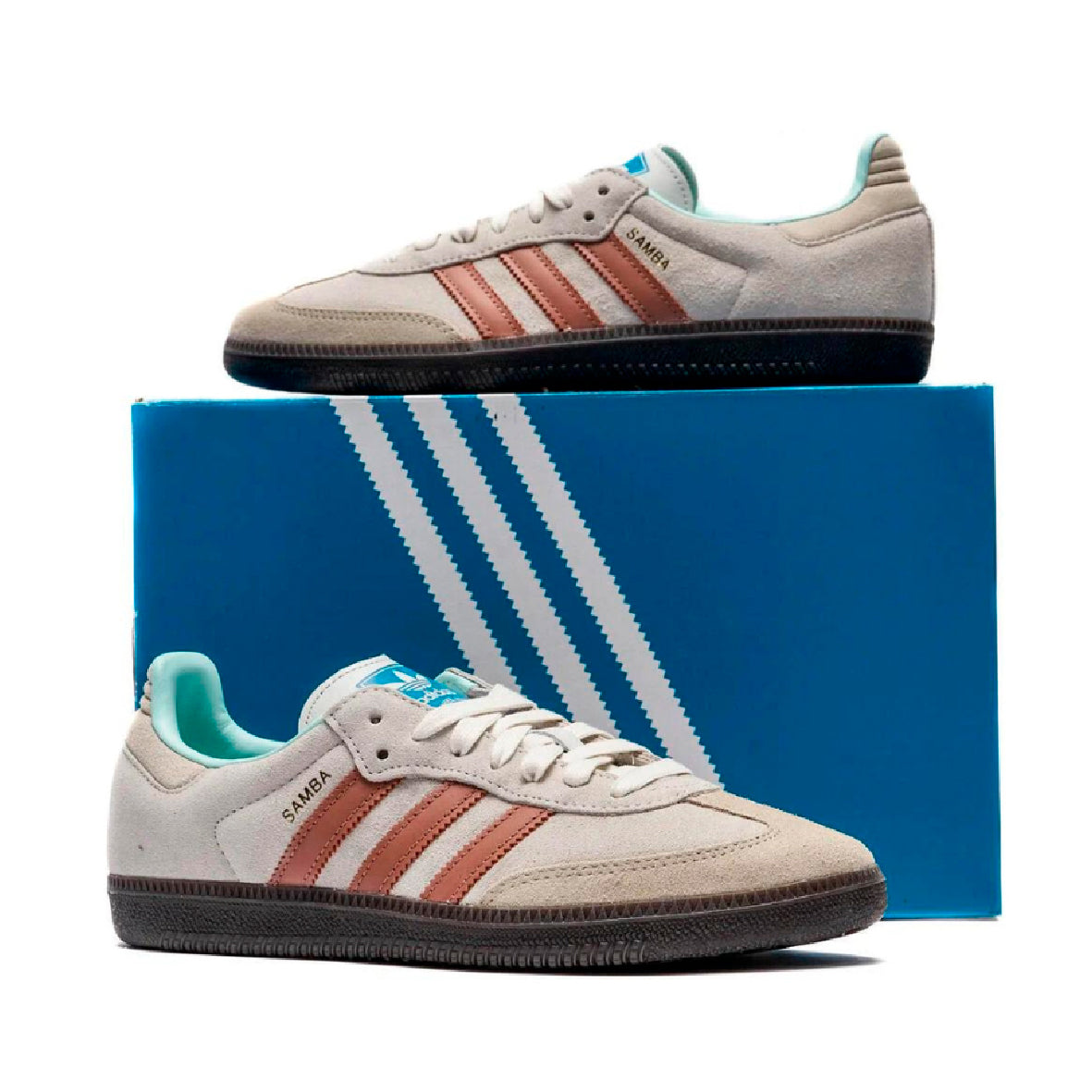 adidas Samba OG Baskets Beige Homme Femme - 3
