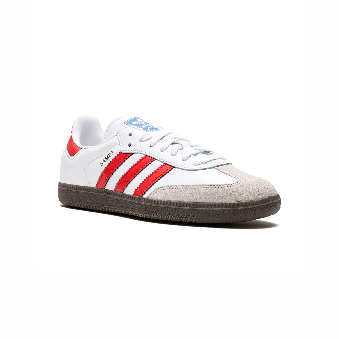 adidas Samba OG Baskets Blanc Rouge Homme Femme - 2