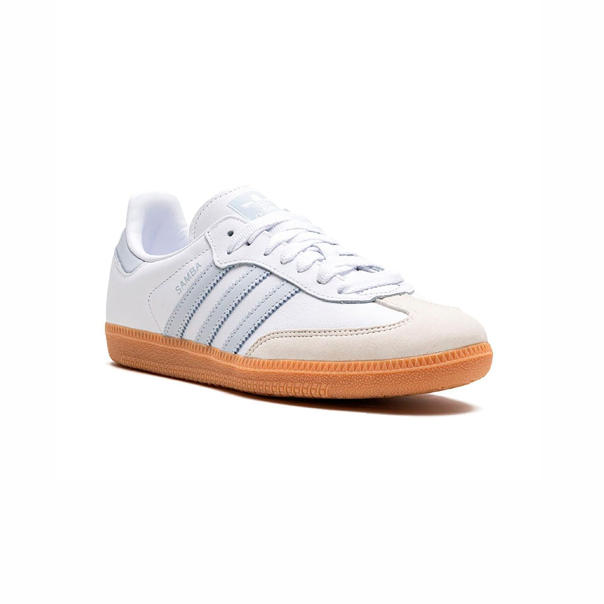 adidas Samba OG Baskets Blanc Bleu Homme Femme - 2