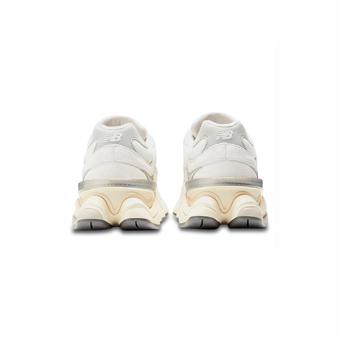 New Balance 9060 Baskets Blanc Beige Homme Femme - 3